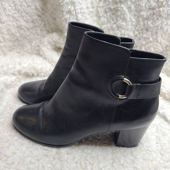 Cole Haan Grand‎ OS Bailey Bootie Black Leather sz 9.5 - Picture 3 of 7
